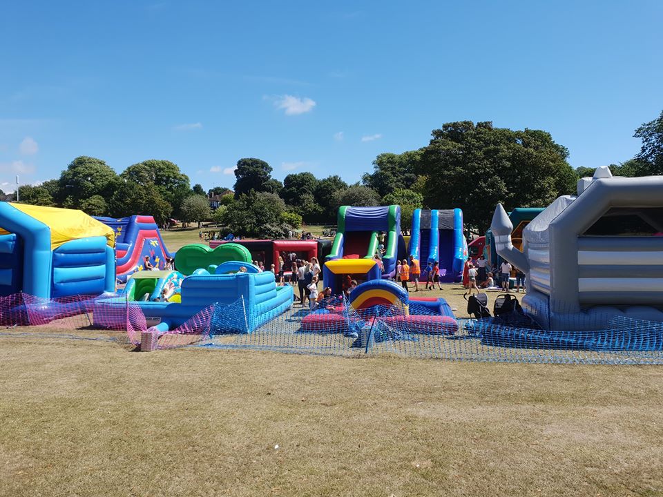 Some of the inflatables and bouncy castles you can rent in Hove from Brighton Bouncy Castles Bouncy castle hire Hove